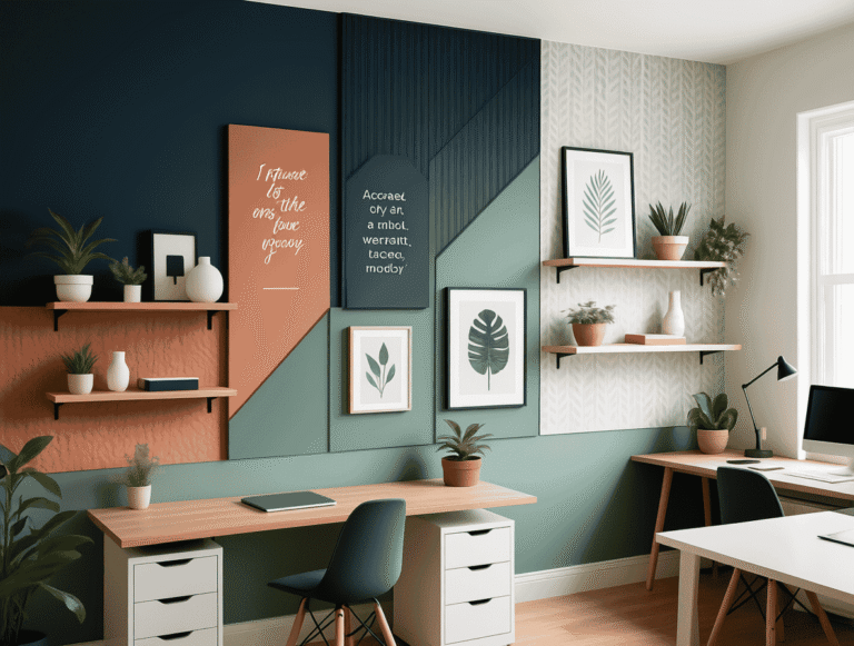 Home Office Accent Wall