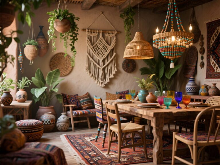 Boho Dining Room Decor Ideas
