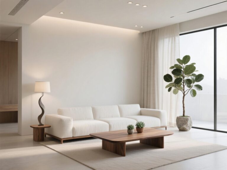 Modern Minimalist Living Room Apartment