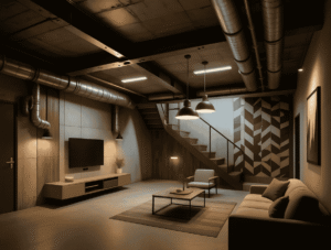 Exposed Basement Ceiling Ideas