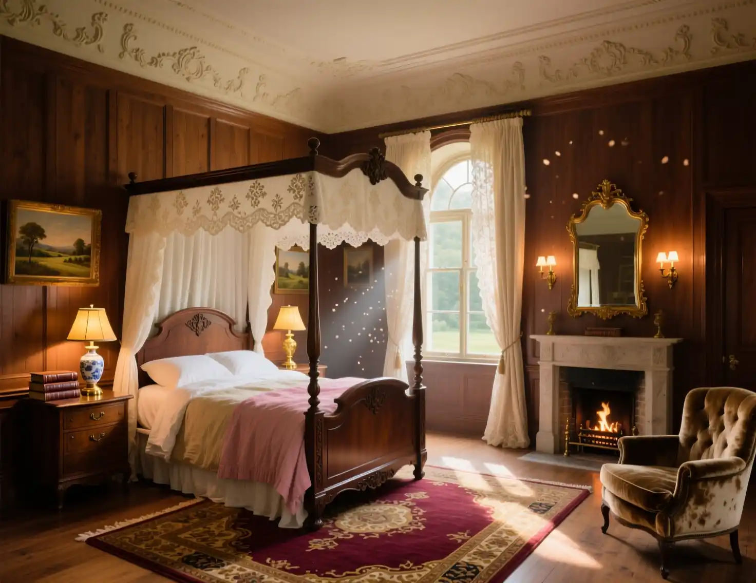 Vintage Bedroom Interior