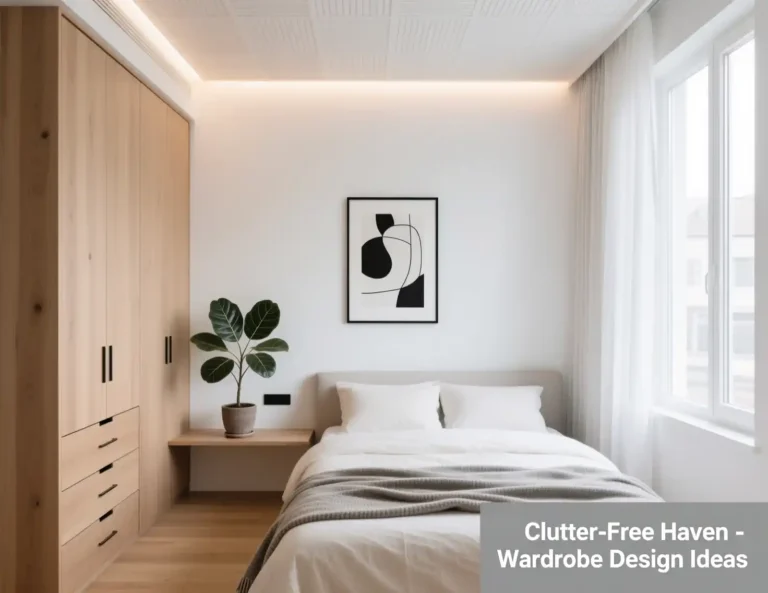 Bedroom Interior with Wardrobe