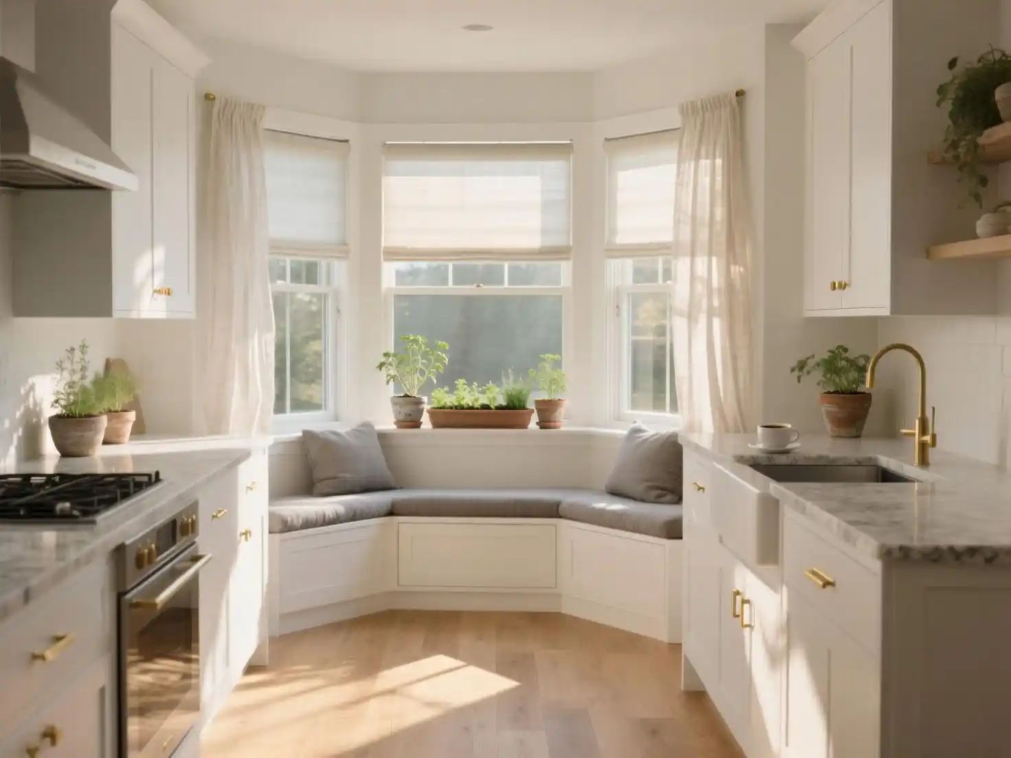 Kitchen Interior with Window