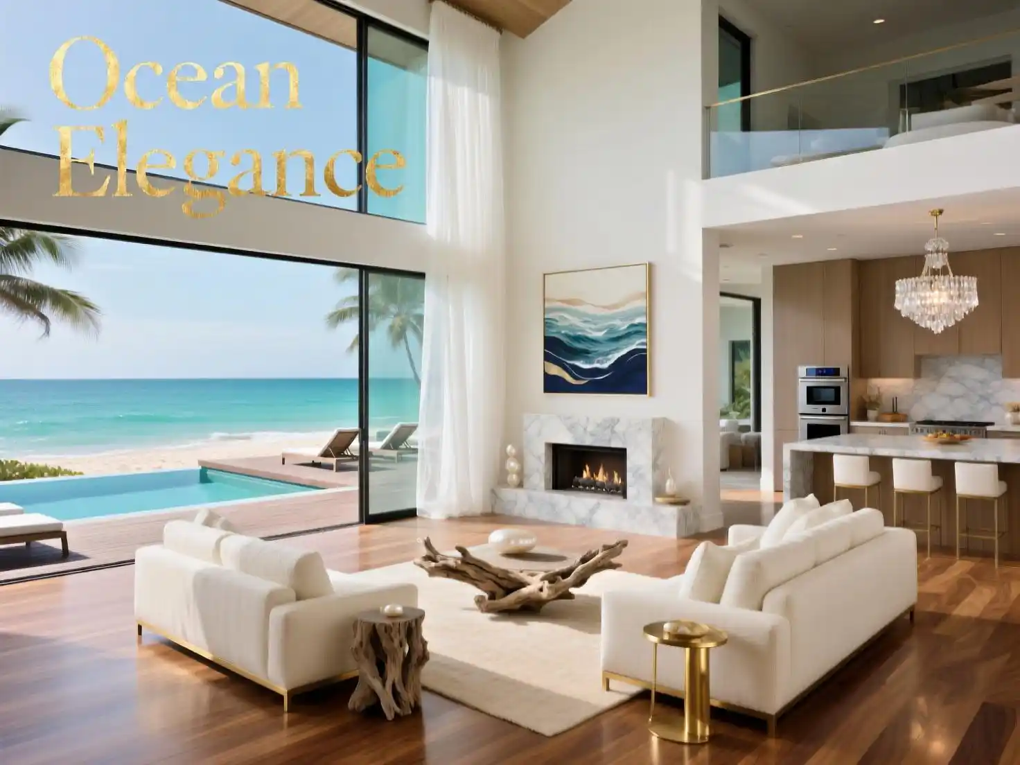 Luxury Beach House Interior