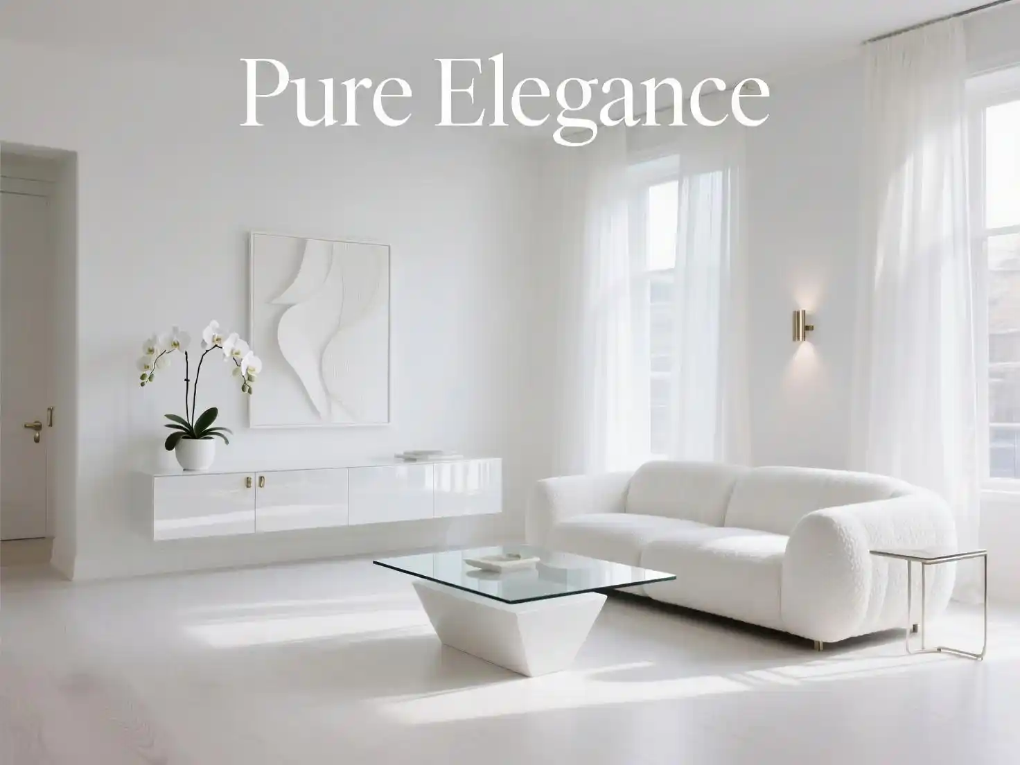 All White Interior Design