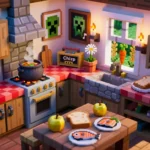 Minecraft House Interior Kitchen