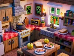 Minecraft House Interior Kitchen
