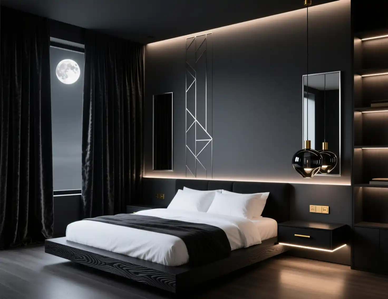 Dark Bedroom Decor