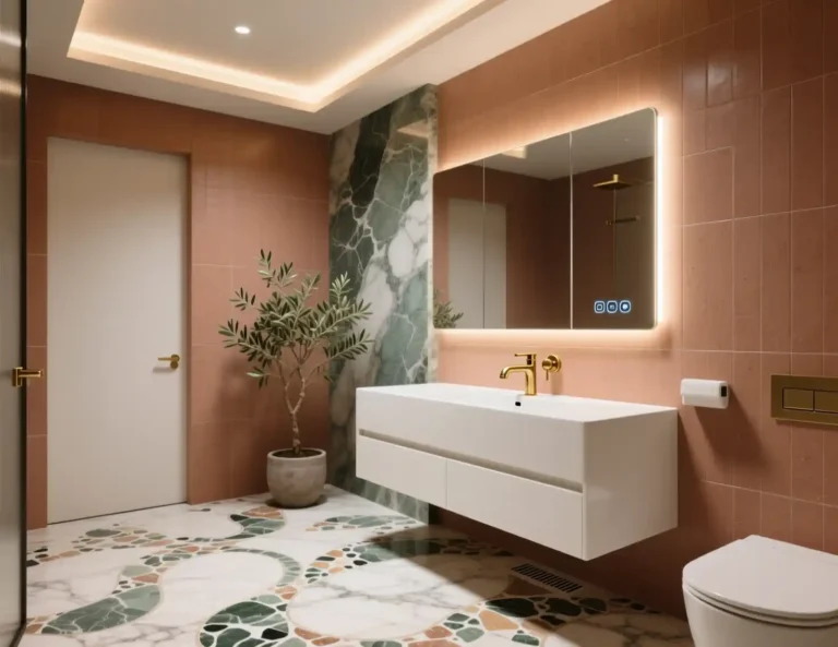 Terrazzo Bathroom Interior