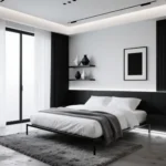 Black White and Grey Bedroom Ideas