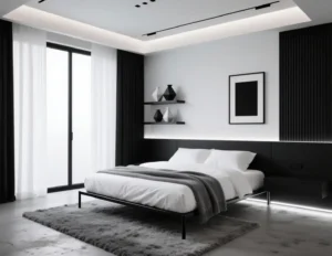 Black White and Grey Bedroom Ideas