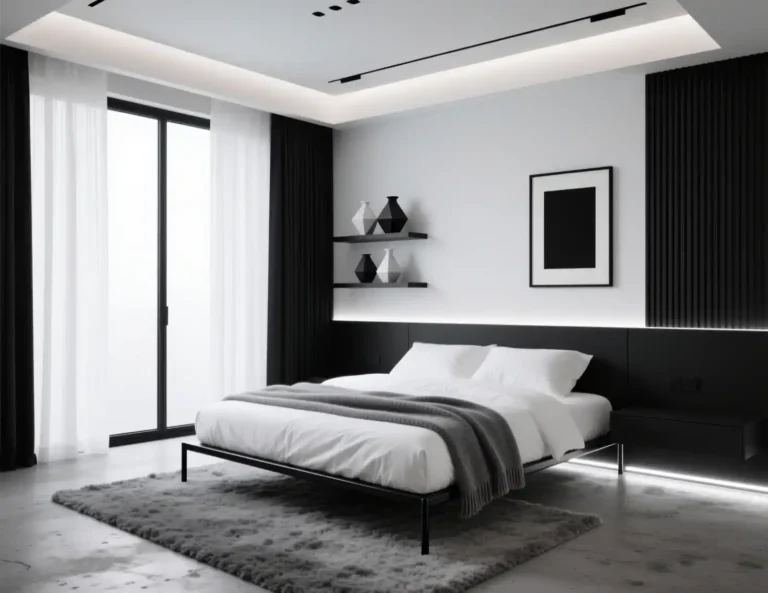 Black White and Grey Bedroom Ideas