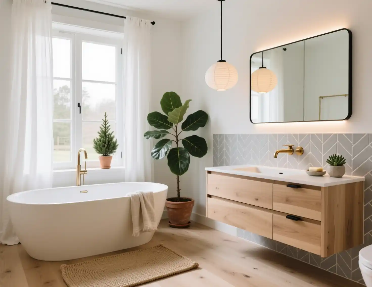 Scandinavian Interior Bathroom