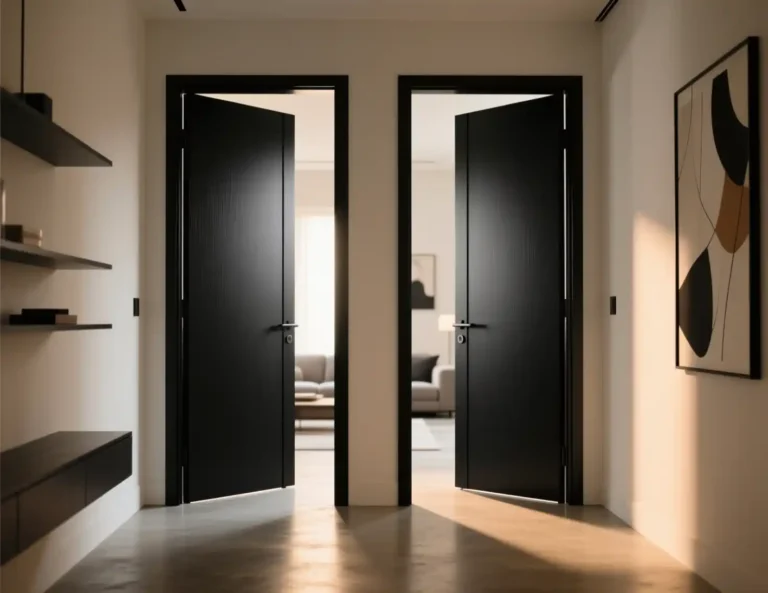 Black Interior Doors Design