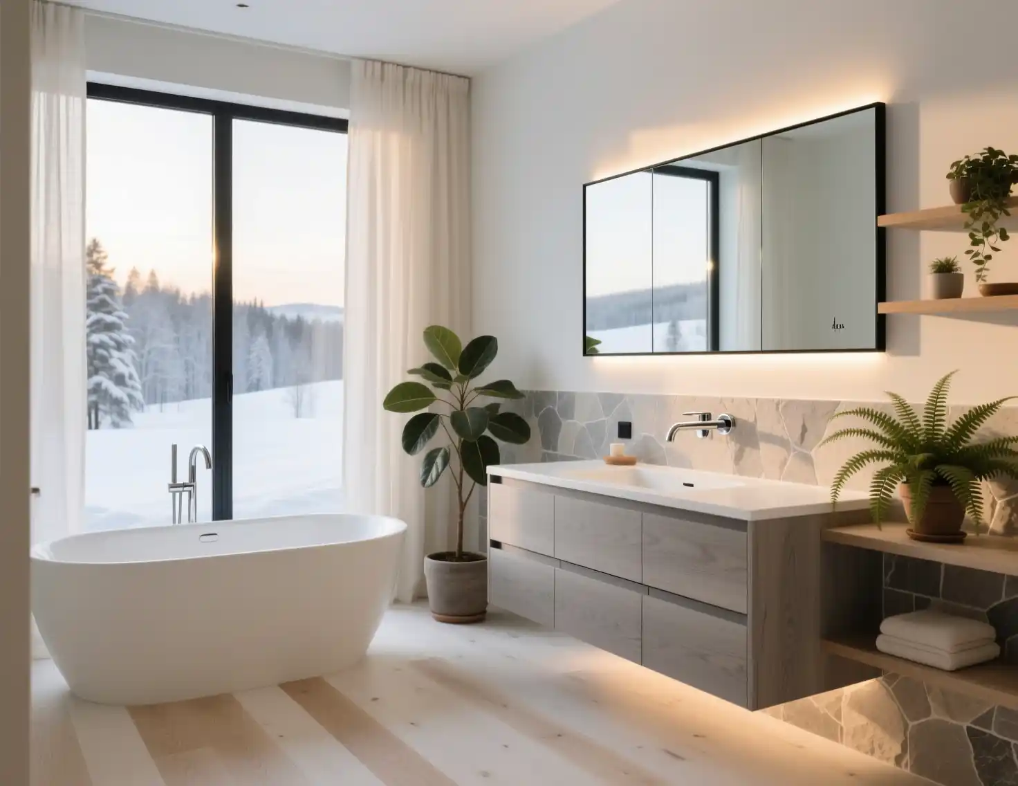 Scandinavian Interior Bathroom