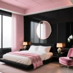 Black and Pink Room Decor Bedroom