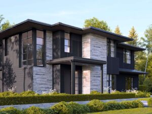 Dark Exterior House Colors