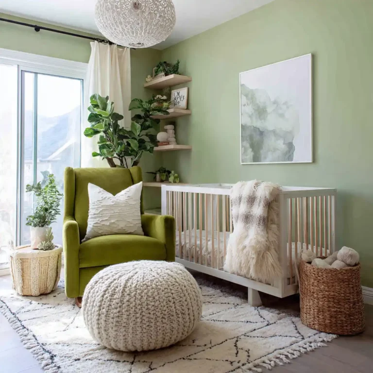 Light Green Nursery Decor
