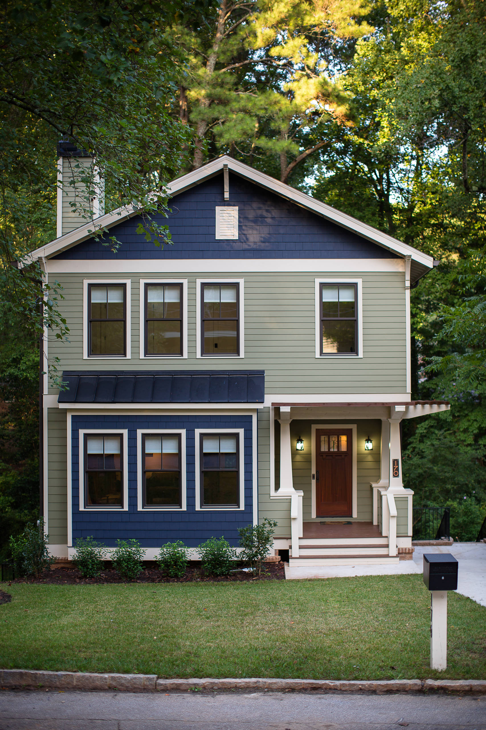 Blue Roof House Colors Exterior Paint Ideas
