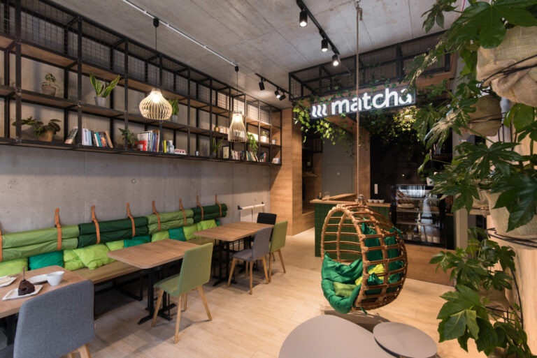Matcha Cafe Interior Ideas