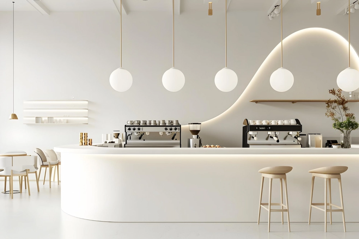 Minimal Cafe Interior Design