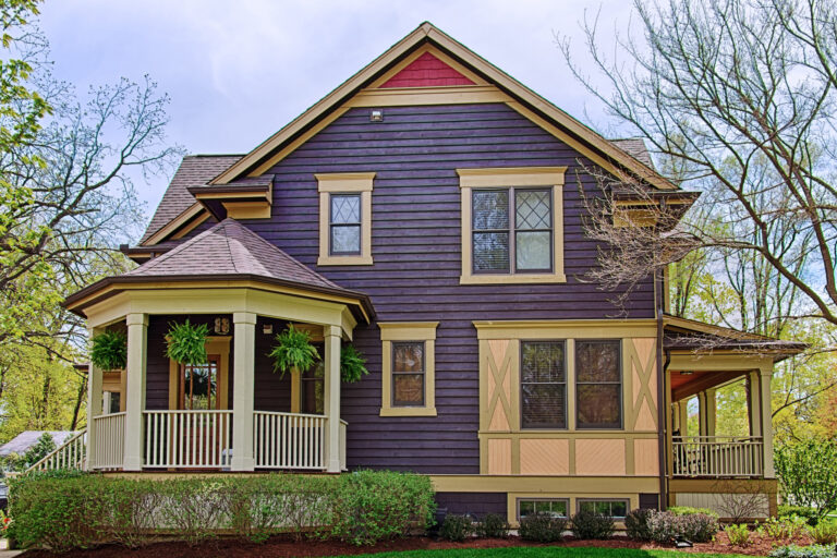 Purple House Exterior Ideas