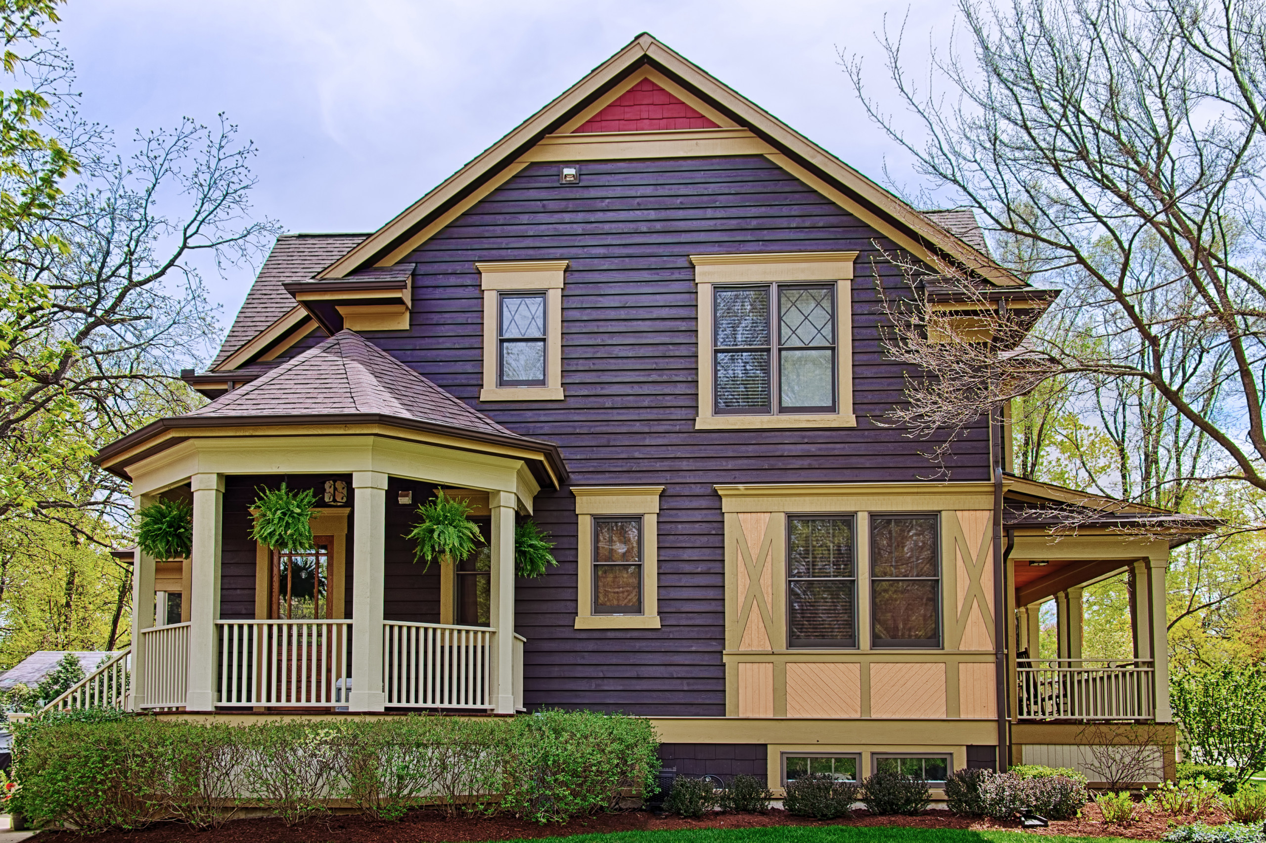 Purple House Exterior Ideas