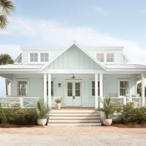Sea Salt Exterior House Paint Ideas