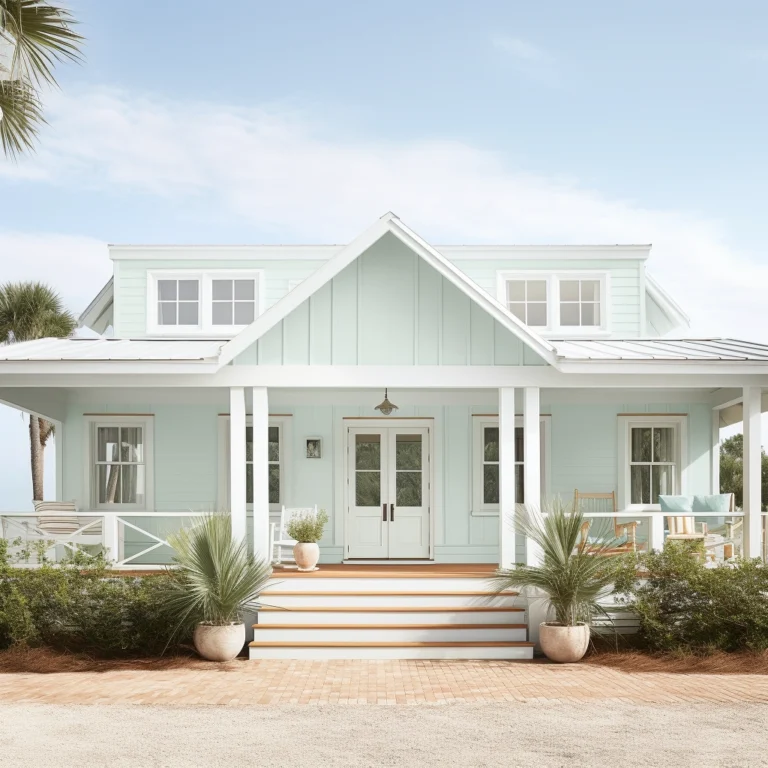 Sea Salt Exterior House Paint Ideas