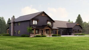 Black Barndominium Exterior