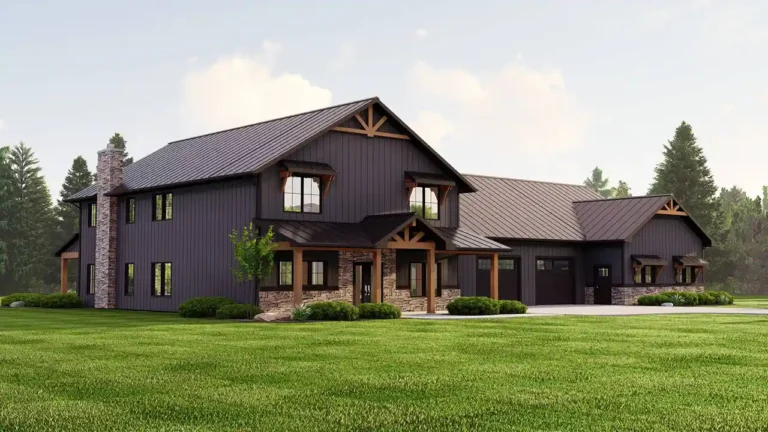 Black Barndominium Exterior