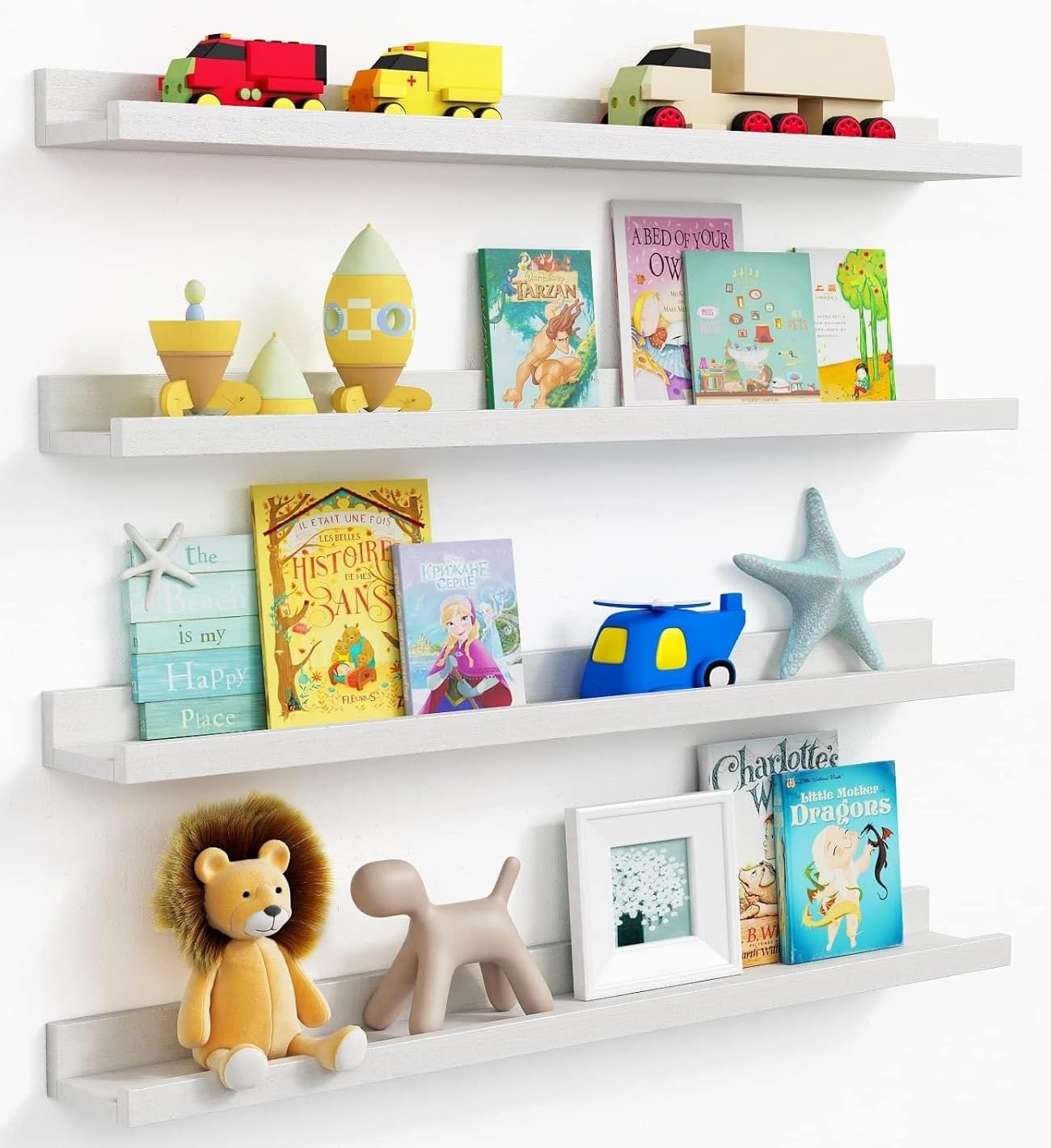 Nursery Shelf Decor Ideas